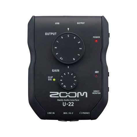Zoom U 22 Usb Mobile Recording And Performance Interface Music