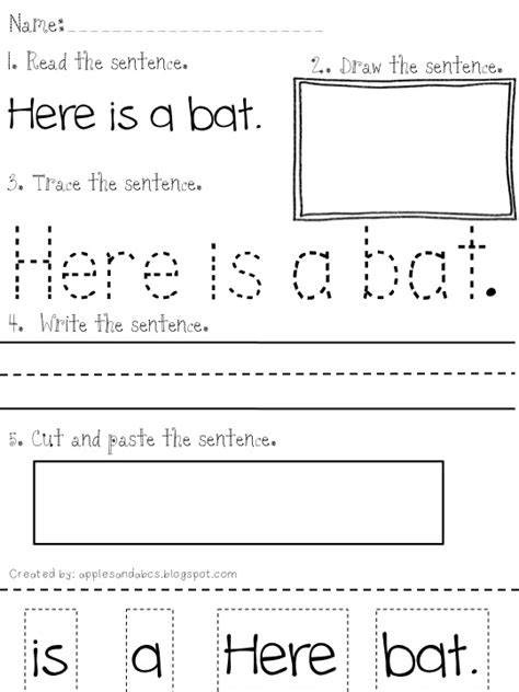 14 Best Images of Sentence Order Worksheets For Kindergarten - Mixed Up