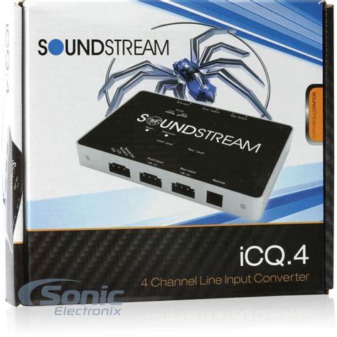Icq4 4ch ハイローコンバーター機能付モジュール サウンドストリーム Soundstream Icq4usa Audio 通販