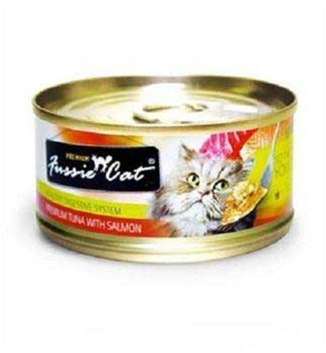 Limited to two cans per household. Fussie Cat Premium Tuna with Salmon Canned Cat Food - 24 ...