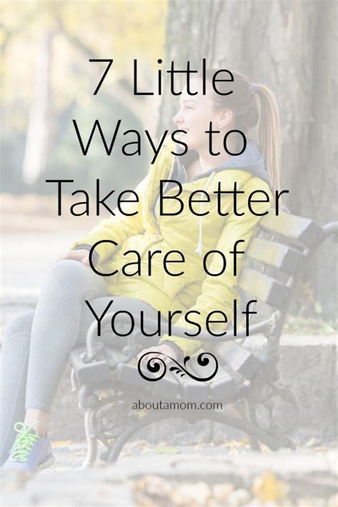 Use a mirror or reflective surface. 7 Little Ways to Take Better Care of Yourself - About a Mom