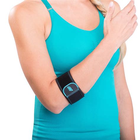 The pain may also extend into the back of the forearm and grip strength may be weak. DonJoy Advantage Golf/Tennis Elbow Strap ...