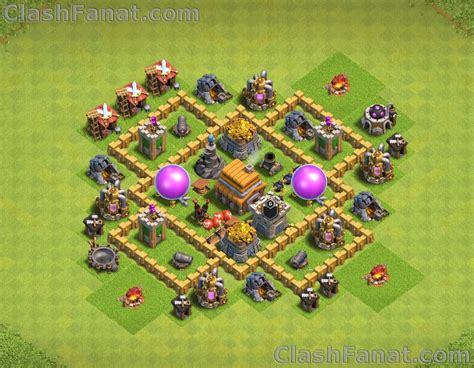 This is the heart of your village. Town hall 5 base - Best th5 layout Clash of Clans 2019