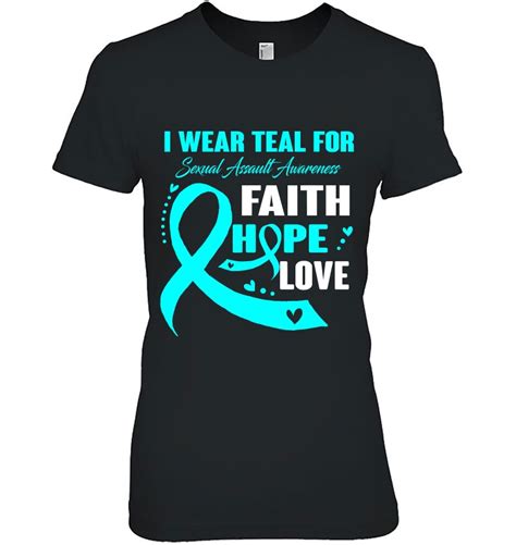 I Wear Teal For Sexual Assault Awareness Gifts