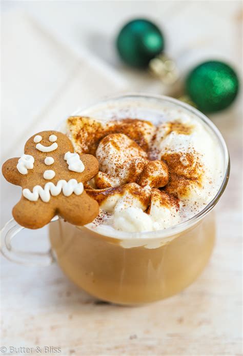 Gingerbread Latte Homemade Syrup Butter And Bliss