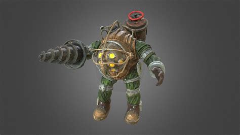 scanned big daddy figure bioshock download free 3d model by 3diy [a7c9510] sketchfab