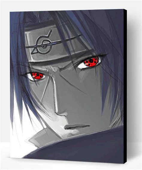 Cool Itachi Uchiha Animes Paint By Number Paint By Numbers Pro
