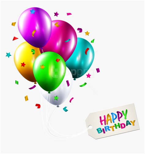 Happy Birthday Balloons Png Picsart Happy Bday Png Transparent Png