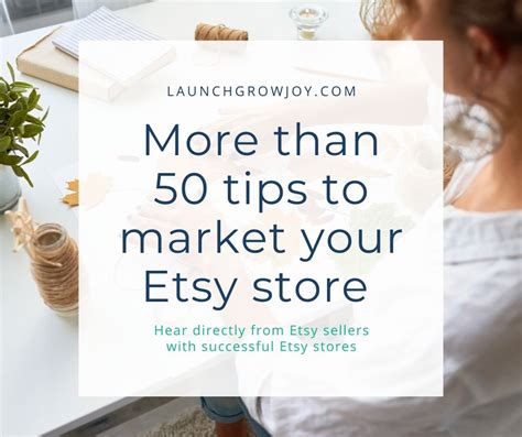 More Than 50 Etsy Marketing Tips To Incase Sales In Your Etsy Shop