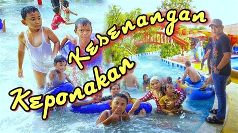 Kesenangan Keponakan Waterpark Jakarta Youtube