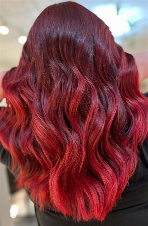 20 Unconventional Hair Color Ideas To Make A Statement Fiery Red Flame