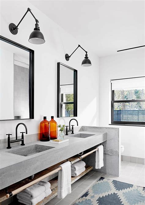 Bathroom vanity shelving are very popular among interior decor enthusiasts as they allow for an added aesthetic appeal to the overall vibe of a property. 15 Examples Of Bathroom Vanities That Have Open Shelving ...