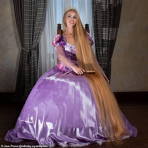 Real Life Rapunzel From Ukraine Has Two Metre Long Hair Express Digest