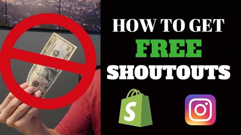 How To Get Free Instagram Influencer Shoutouts For Dropshipping Youtube