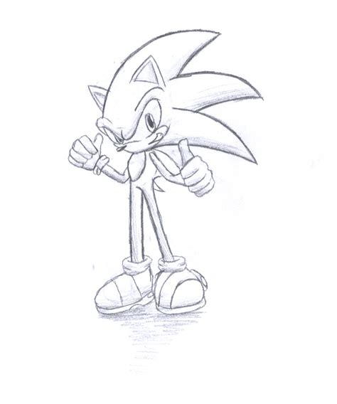 Quick Sonic Sketch By Hyperchaotix On Deviantart