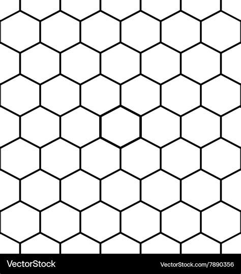 Hexagon Seamless Pattern Royalty Free Vector Image