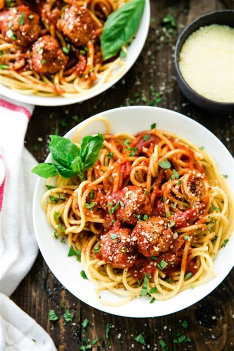 Best Ever Spaghetti And Meatballs Recipe Video Kim S Cravings