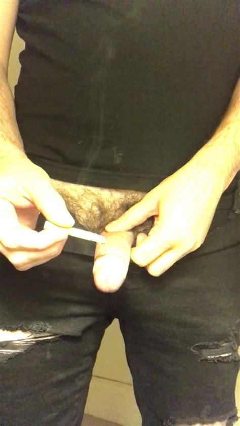Shorts Stub Cigarette Out On Cock