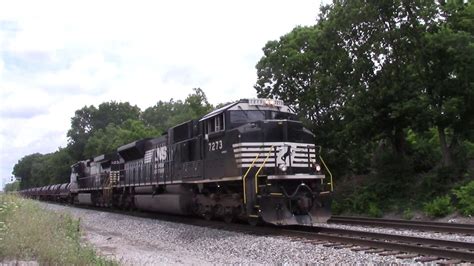 Norfolk Southern Emd Sd70acu Southbound Loaded Coil Train Youtube
