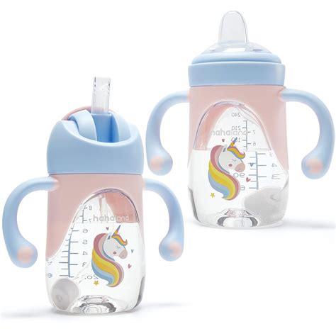 Buy Hahaland 2 In 1 Baby Cups And Sippy Cup With Straw And A Spout 240ml