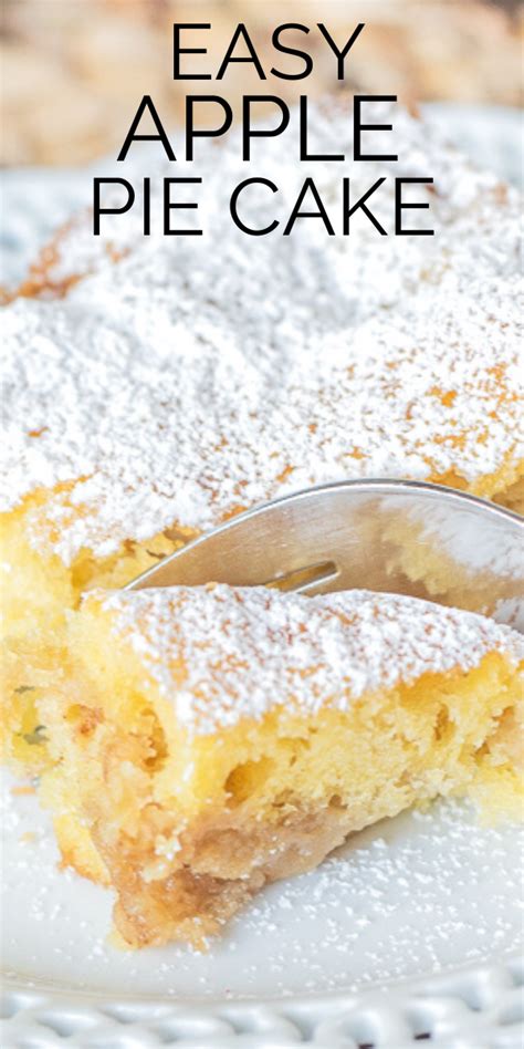 Easy Apple Pie Cake Recipe Cake Mix Desserts Recipes Apple Cake Recipe Easy Recipes Using
