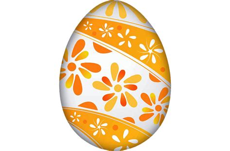 Orange Easter Egg Png Transparent Picture Png Mart