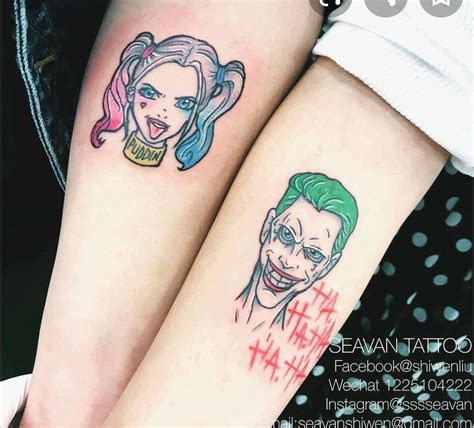 Arriba Imagem Tatuajes De El Guason Y Harley Quinn Thptletrongtan Edu Vn