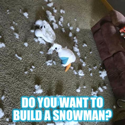do you want to build a snowman meme template