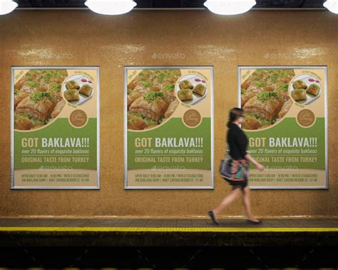 Inspired by colin purrington and created by gwr created date: Baklava Advertising Bundle Template | Poster template ...