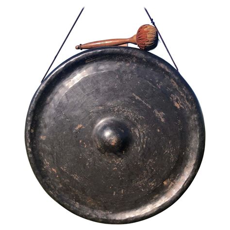 Japanese Huge Antique Bronze Gong 23d Schneible Fine Arts Llc