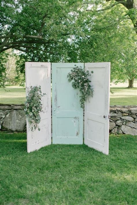 51 Wonderful Door Wedding Backdrops Weddingomania