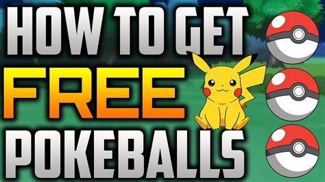 How To Get Free Pokeballs In Pokemon Go Unlimited Pokeballs Youtube