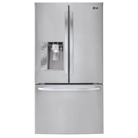 lg lfx33975st 33 cu ft french door bottom freezer refrigerator w smart cooling plus
