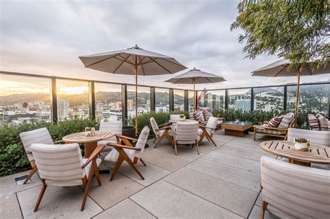 Hollywoods Gorgeous New Rooftop Bar Gets A Big Food Infusion From The