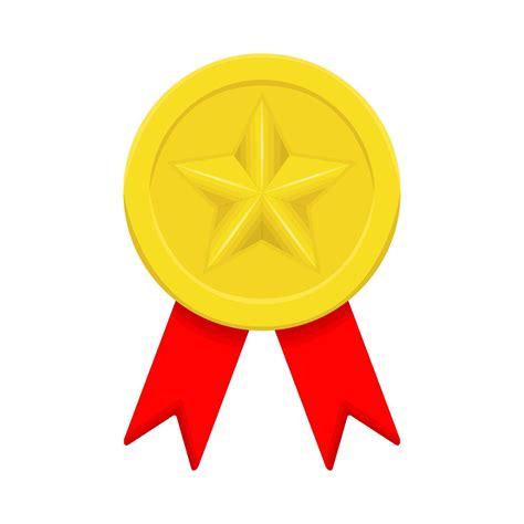 Gold Award Ribbon Illustration 36275872 Vector Art At Vecteezy