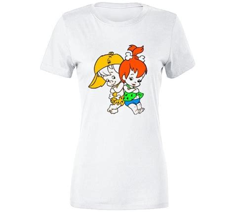 Ladies Pebbles And Bam Bam T Shirt Etsy Pebbles And Bam Bam Pebbles