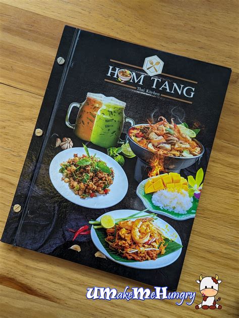 menu to thai cuisine