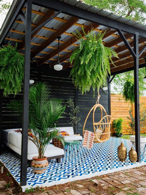 No registration is required for any of the plans. Patio DIY • Painted Floor Tiles — OLD BRAND NEW | Diy patio, Backyard, Backyard patio