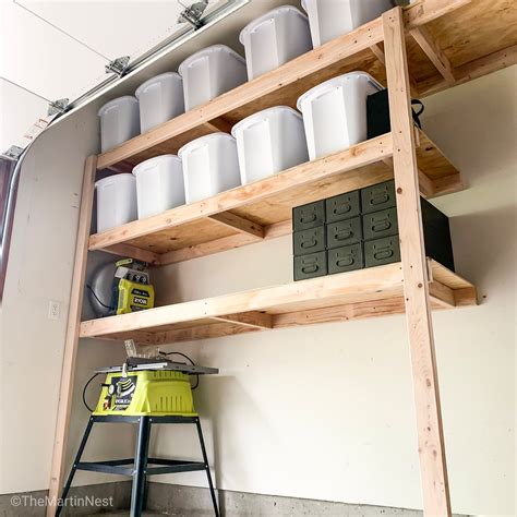 How To Build A Wood Shelf For Garage Builders Villa