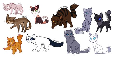 Warrior cats story mode ep 1 *old game* by warriorcats2155. Warrior Cat Designs by DrakynWyrm on DeviantArt