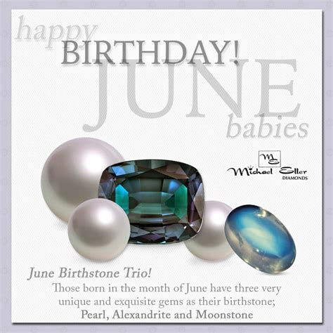 Junes Birthstones Range From Creamy Colored Opalescent Pearl And
