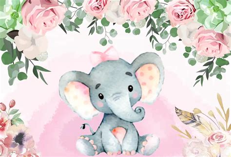 Varon Dibujos De Elefantes Para Baby Shower Bailey Loves Elephants So