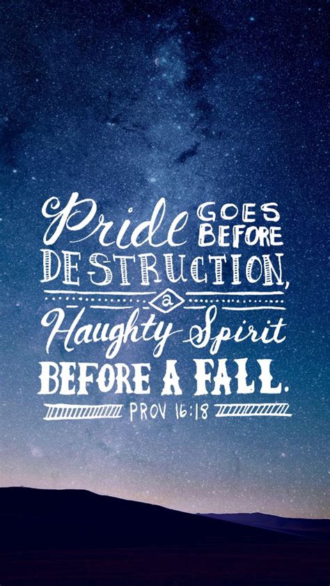 Bible Quotes On Pride Inspiration