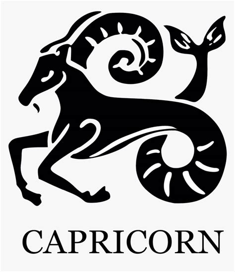 Capricorn Png Free Images Horoscope Design Transparent Png