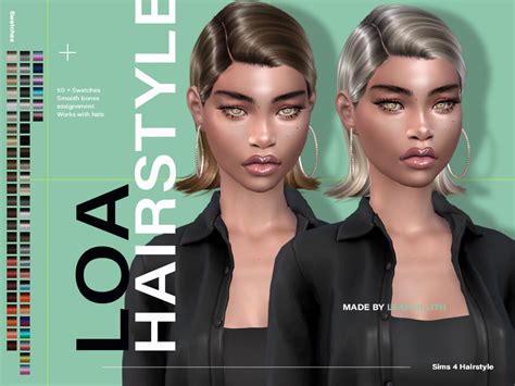 The Sims Resource Leahlillith Loa Hairstyle