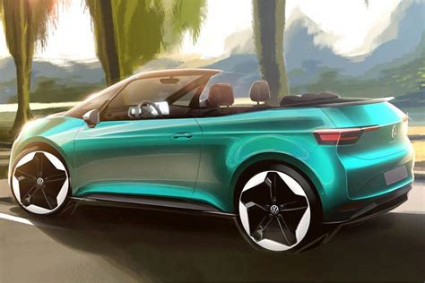 Volkswagen Id 3 Convertible Ev Sketches Released Revealing The Electric