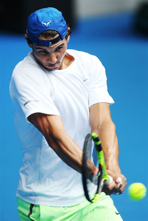 PHOTOS: Rafael Nadal’s Monday practice in Melbourne – 2018 Australian