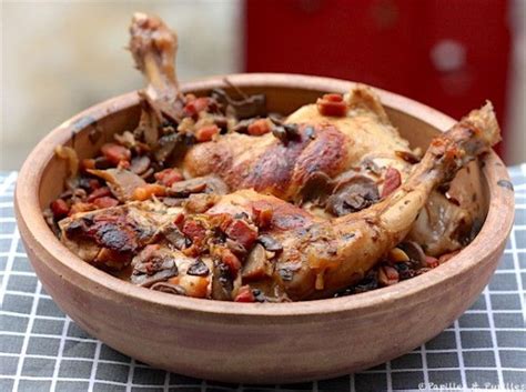 Lapin au cidre au thym et au romarin savoureux et parfumé