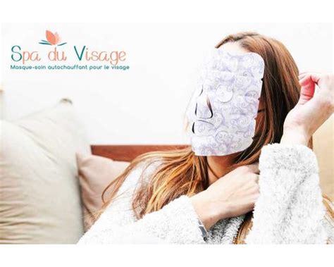 heating and purifying face mask spa du visage