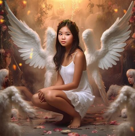 download ai generated angel woman royalty free stock illustration image pixabay